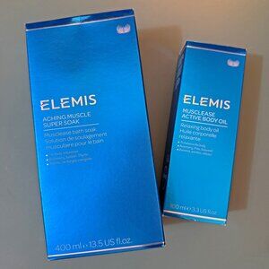 Elemis Muscle Ease Active Body Oil and Super Soak